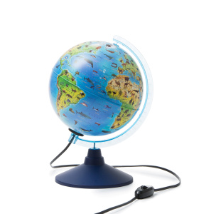 Глобус Зоогеографический (Детский с подсветкой серия Классик евро), Ke012100208