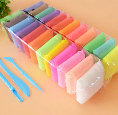 Пластилин суперлегкий со стеком (24 шт), SF-5196