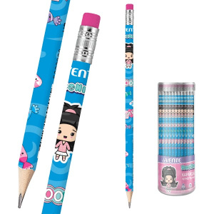 Карандаш чернографитный "deVENTE.Nico", HB , 2 мм диаметр грифеля , с ластиком, 5032310