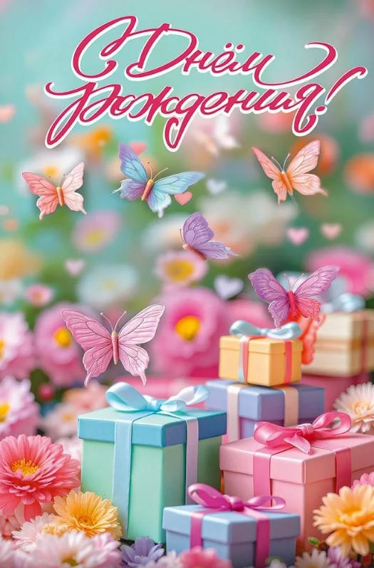 Открытка С Днём рождения, 50001910