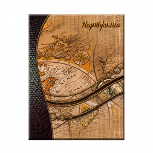 Портфолио универсальное Пчёлка, папка скоросшиватель, вкладыши, ПТШ-3