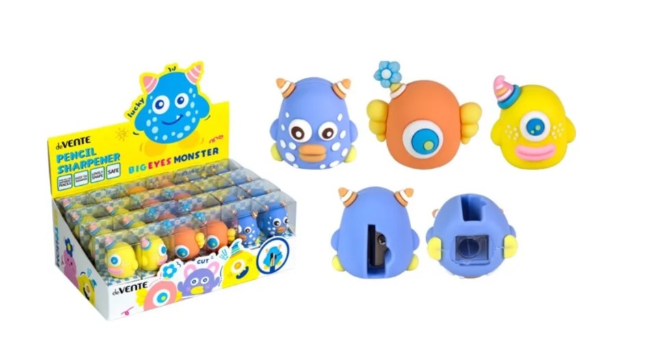 Точилка для карандашей 'deVENTE. Big Eyes Monster' 30x37x28 мм, 1 отверстие, 8031410