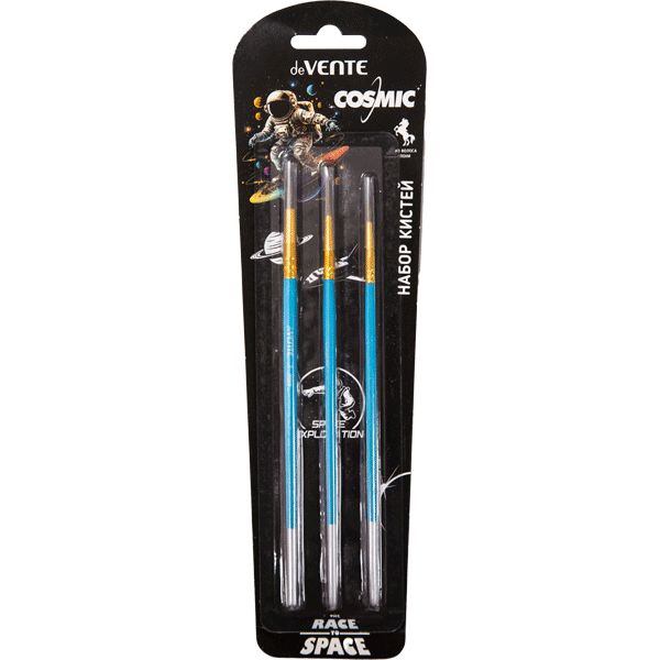 Набор кистей 'deVENTE. Cosmic' 03 шт, ( пони № 2, 4, 7 ) 8072421