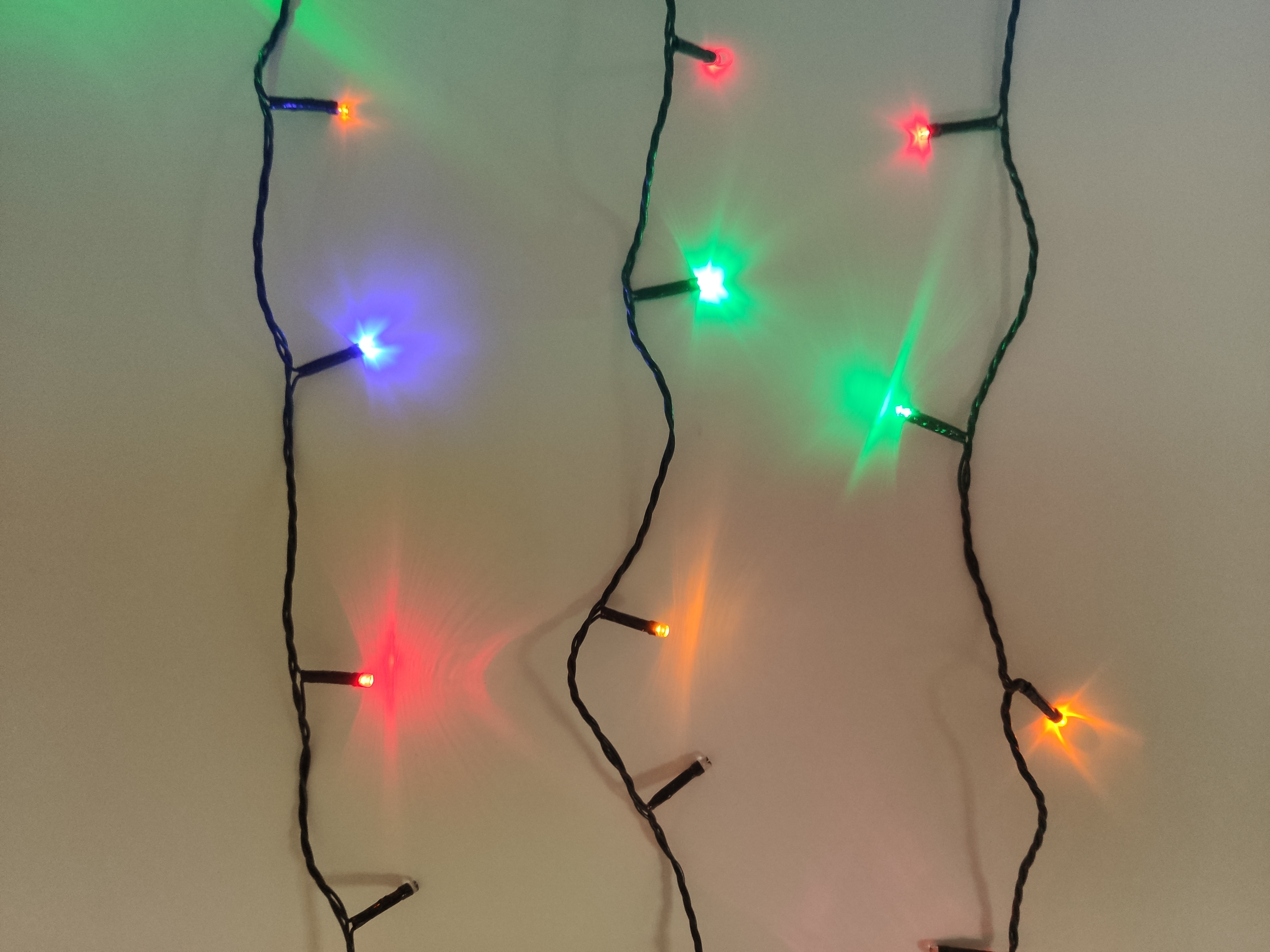 Гирлянда на елку, 5 метров, разноцветная, 6119-2