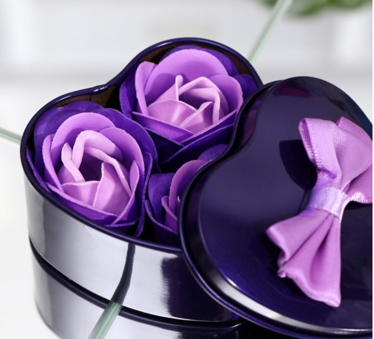 Мыльные розочки, трёхцветные, набор (3 шт;уп), 6962290