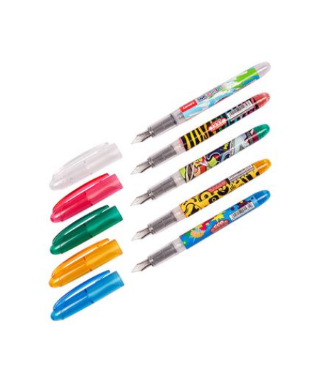 Ручка перьевая , KWELT,  Anime, открытое перо, цветной корпус - ассорти  2цв,  К-30501