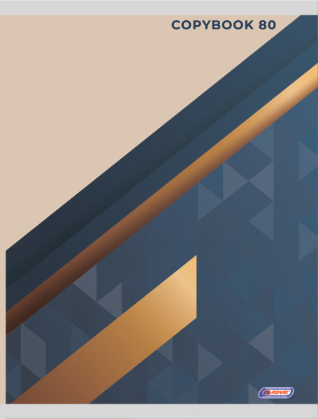 Тетрадь А4 ASMAR 'ОФИСНАЯ КЛАССИКА', клетка, 80л., скрепка, AR-7009-80