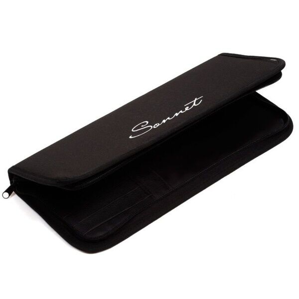 Пенал для кистей синтетический 'Сонет', цвет черный , 15,5х37 см, DK21205