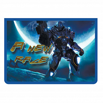 Папка для труда А4 молния вокруг, пластик, КОСМИЧЕСКИЕ ВОИНЫ 2024, ПТР-1