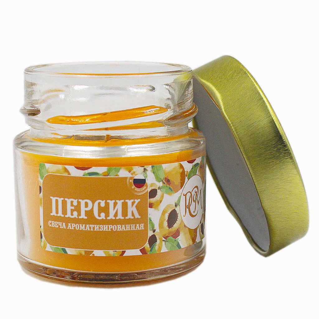 Свеча в банке РСМ , Персик, 3505009