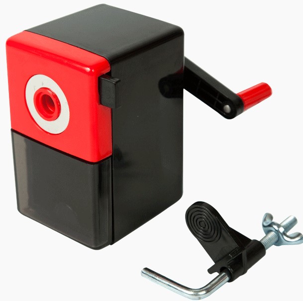 Точилка для карандашей механическая 'deVENTE' 7x11x10 см, 1 отверстие, с контейнером, 4071316