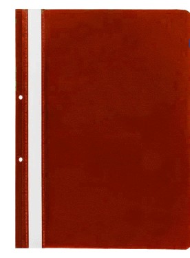 Папка-скоросшиватель 'Attomex' A4 с перфорацией, 100;110 мкм, красная, 3079902