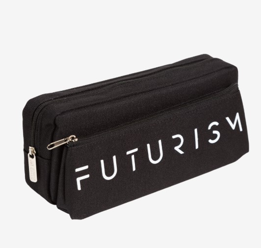 Пенал 'deVENTE. Futurism' 21x9x4 см, прямоугольный для 60 предметов, плотный, 7020516