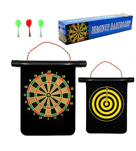 Игра Дартс магнитный, 29,5х37,5 см, 3 дротика, К-18067