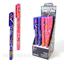 Ручка шариковая автоматическая 'ALHABET' синяя , 0,7 мм, A28