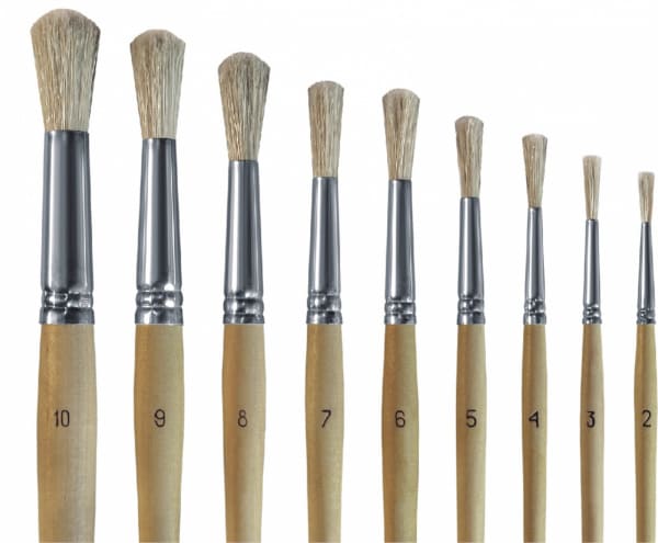 Кисть Щетина №6, плоская, AR-6Щ