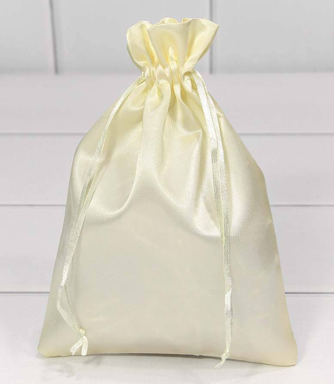 Мешочки атласные 14х20 Бледно-жёлтый, 000814-27G н-й