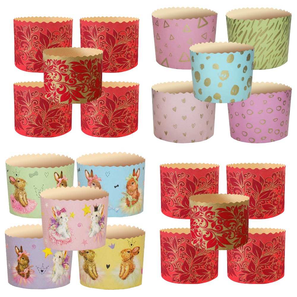 Форма для куличей 70;85 ЗАЙЧИКИ;КРАСНАЯ ПАСХА;ПАСТЕЛЬ МИКС;ЖОСТОВО