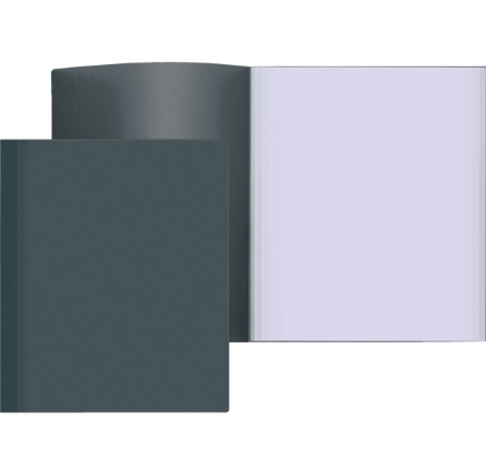 Папка 'Attomex', 100 прозрачных вкладышей , A4 , 600 мкм , черная, 3107004