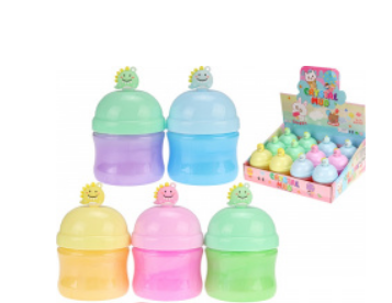 Слайм (12 шт в ш/б, кратно 12, цвет-микс) 125 гр, JD3751