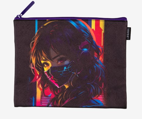 Папка для тетрадей 'deVENTE. Future Girl' A5 (27x20,5x1 см) на молнии сверху, 8053536