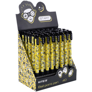 Ручка шариковая автоматическая "GAMES", 0,5 мм, синяя, K21-363-03