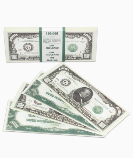 Шуточные деньги 1000 долларов, 9-50-0010