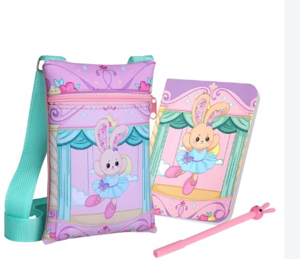Набор подарочный для девочки сумка, ручка, блокнот 'Милая принцесса', 10103234