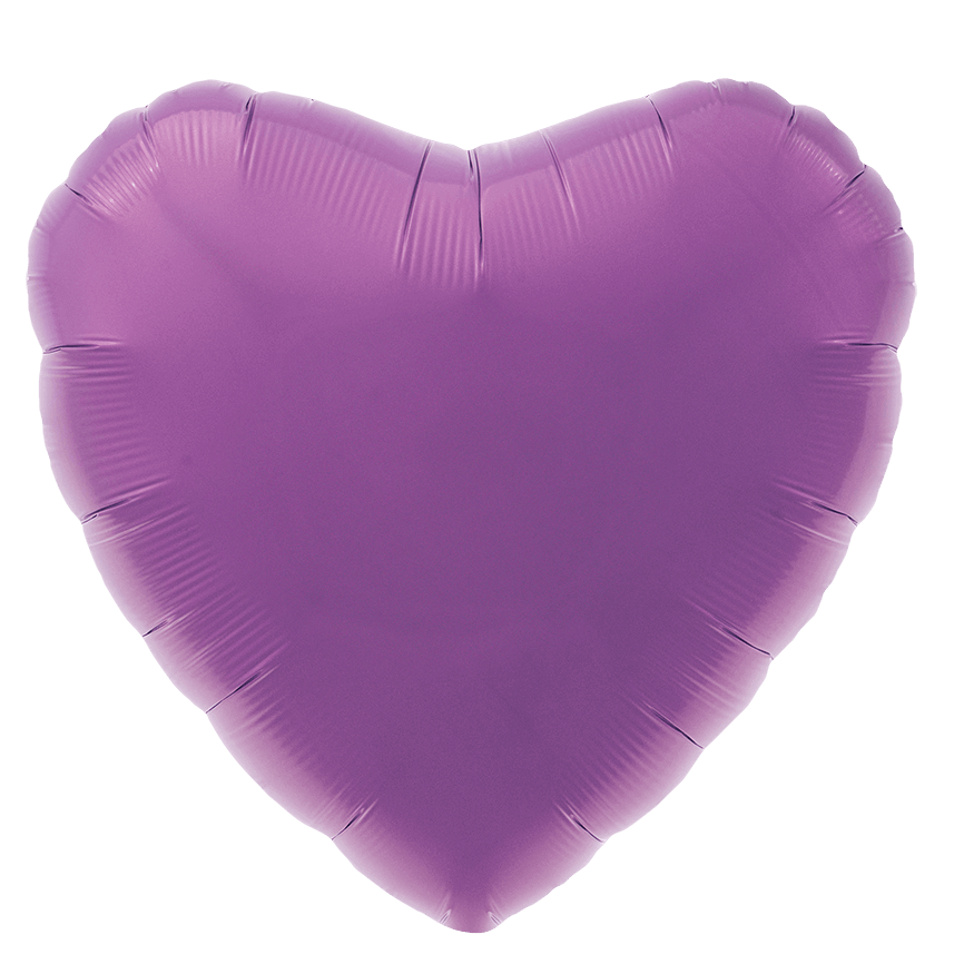 Шар фольга 18' Agura 'Сердце' Пурпурный, 750971