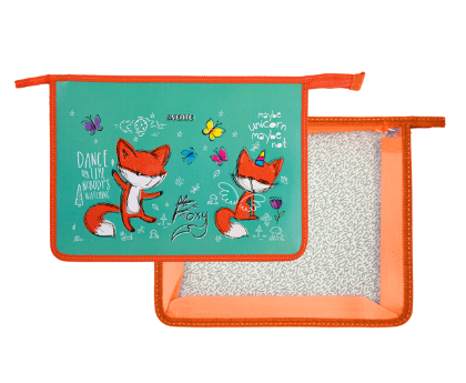 Папка для тетрадей 'deVENTE.Foxy', А4 , на молнии, 8053202