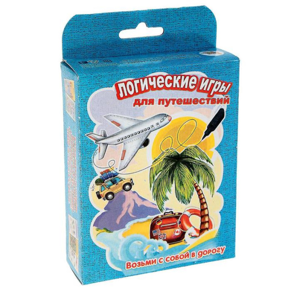 Карточная игра 'Логические игры для путешествий' 87 карт, 190103