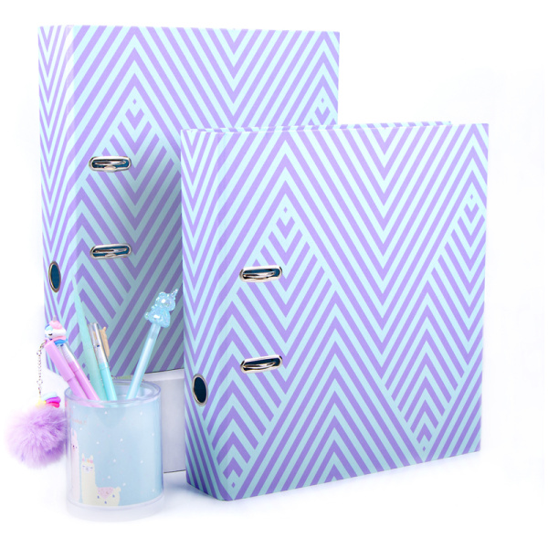 Папка регистратор , А4 , MESHU 'Lavander&Mint', 70 мм , ( 2;шт , в комплекте), 304737