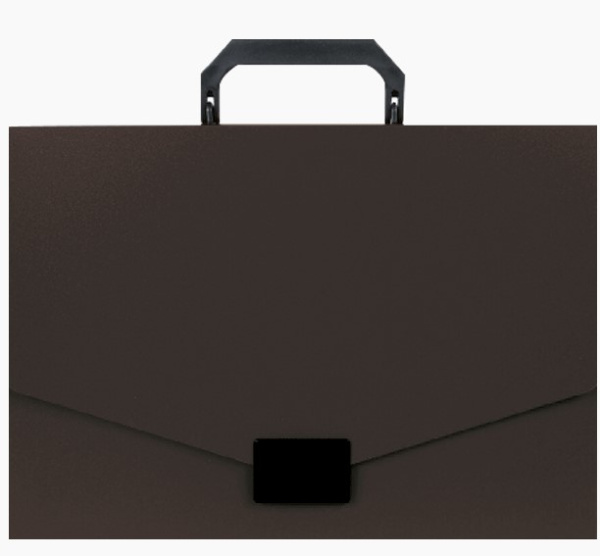 Портфель 'Attomex' на замке, пластиковый 700 мкм, для документов A4, 1 отделение, черный, 3073402