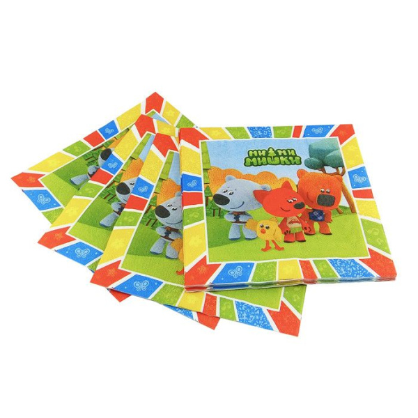 Набор салфеток 'Ми-Ми-Мишки', (12 шт;уп), 703009