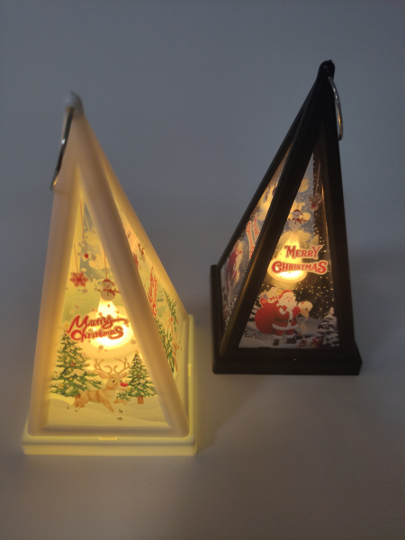 Декоративный новогодний светильник, цвета ассорти, 737406