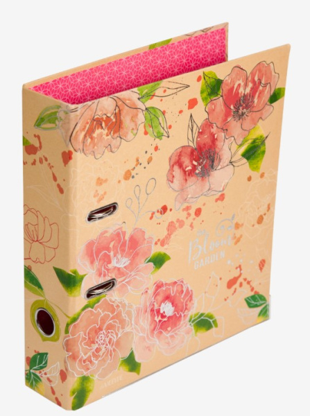 Папка регистратор А4, deVENTE.Bloom Garden, А4, 75 мм, 3090200